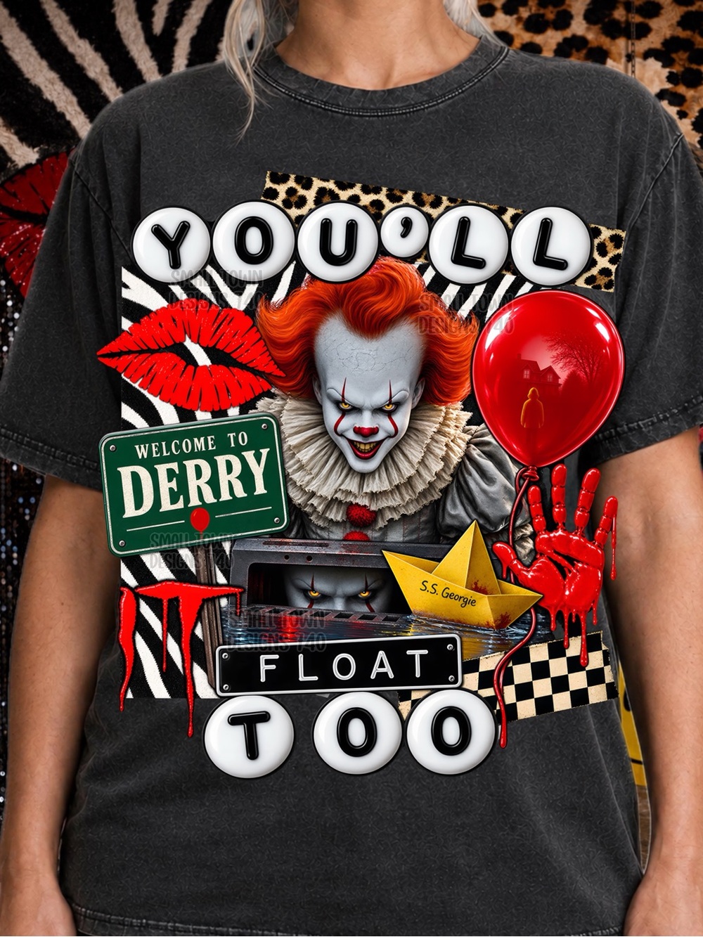 Horror Party Graphic Tee - Pennywise